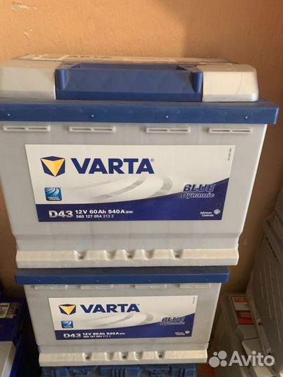 Аккумулятор Varta 60ah
