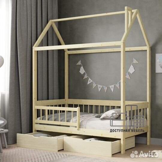 Детская кровать домик