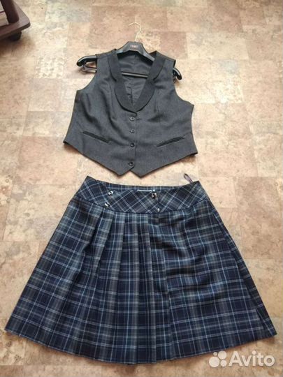 Школьная форма для девочки серый размер 146