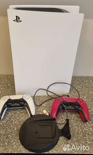 Бронь sony playstation 5 с двумя геймпадами