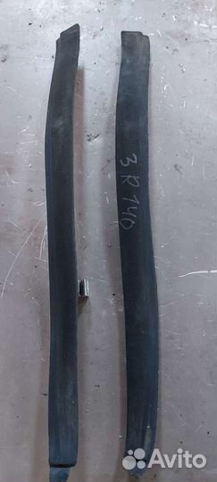 Накладки салона задние на Mercedes W140