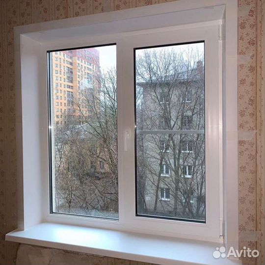 Пластиковое окно новое с установкой