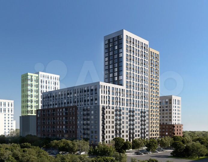 1-к. квартира, 29,5 м², 12/25 эт.