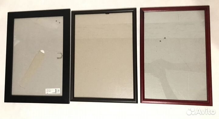 Фоторамки 3 штуки картина сертификат баннер