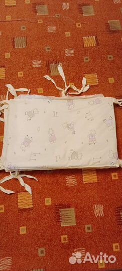 Бортики в детскую кроватку,как новые