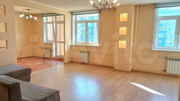 3-к. квартира, 97,1 м², 6/9 эт.