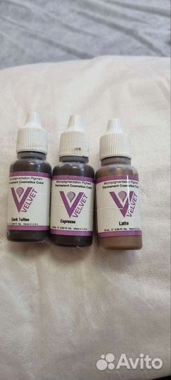 Пигменты для татуажа бровей