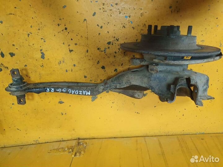 Кулак поворотный задний правый рычаг ступица диск