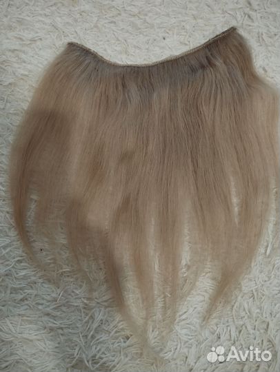 Натуральные волосы на заколках 35 см