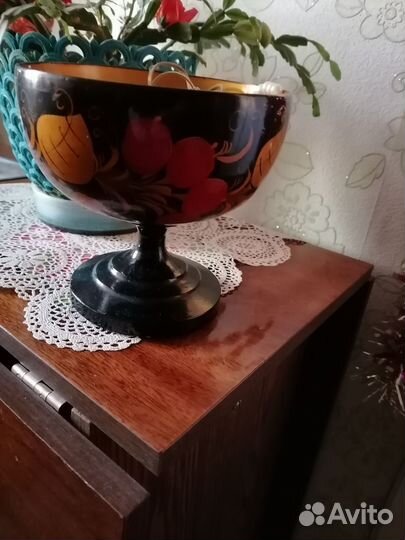 Ваза хохлома СССР