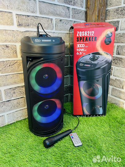 Беспроводная большая караоке колонка ZQS 6212