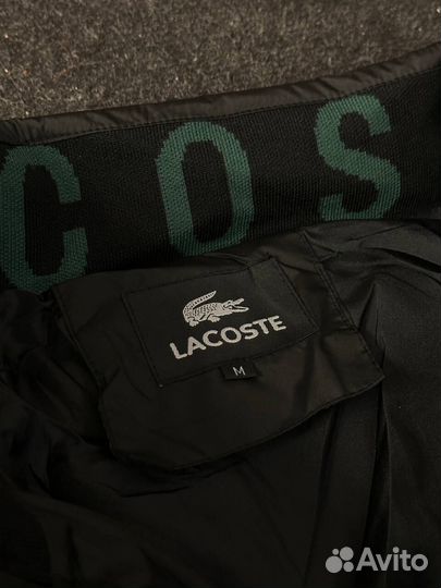 Бомбер Lacoste черный люкс