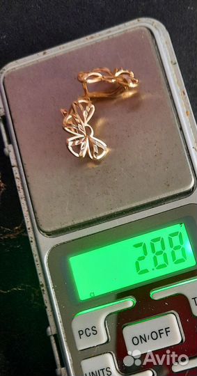 Серьги золото 585 пробы