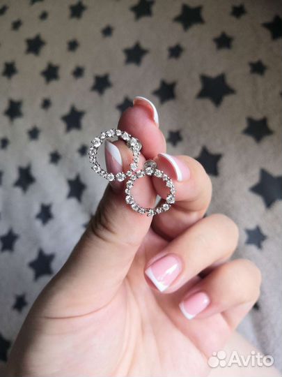Серьги серебро