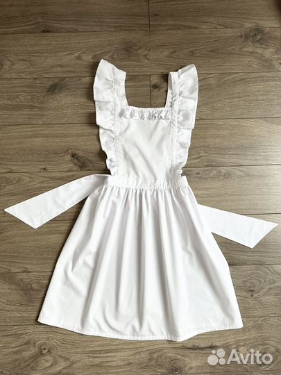 Фартук школьный белый