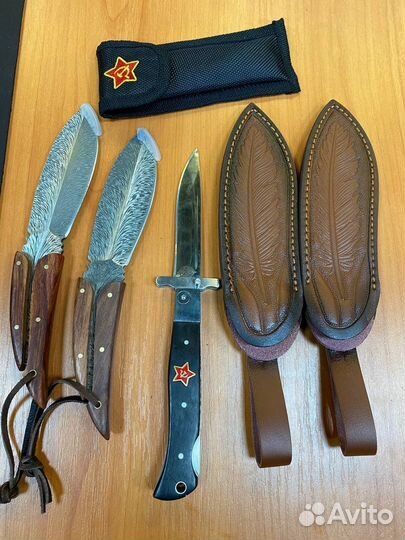 Нож «Перо» на подарок и финка нквд