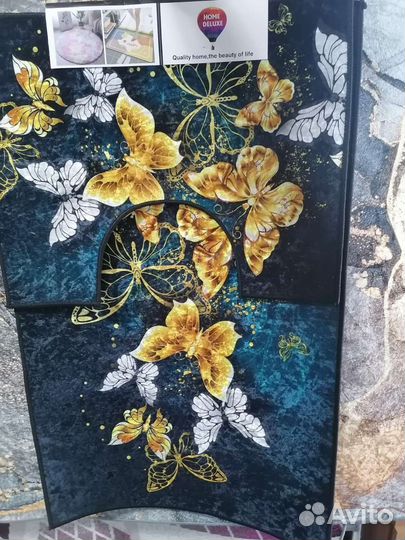 Красивый ковёр для ванной и туалета