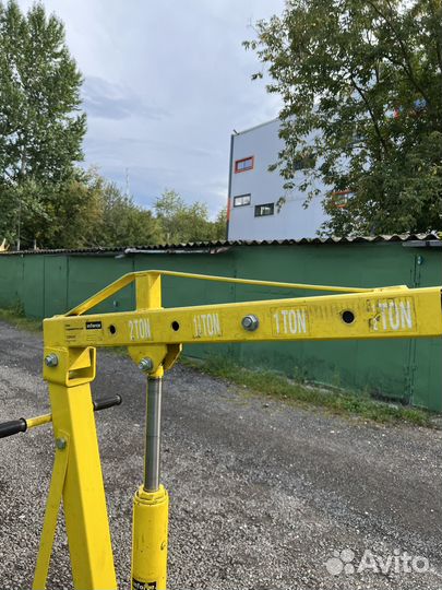 Кран гидравлический (гаражный гусь) аренда