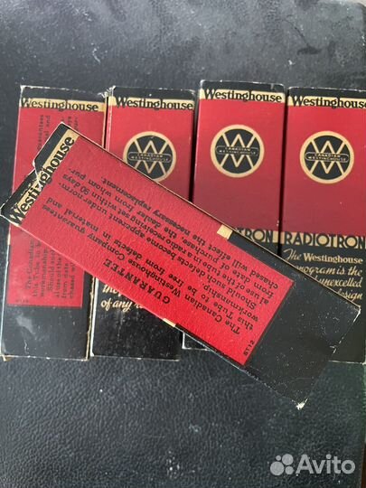 Радио лампы Westinghouse