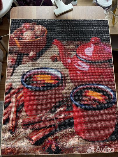 Картина из страз алмазной мозаики