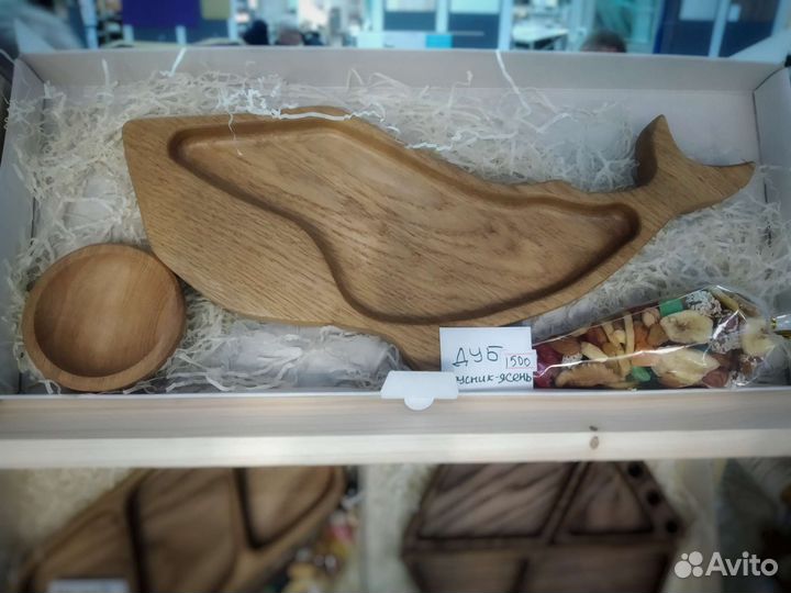 Подарочные наборы с деревянной посудой