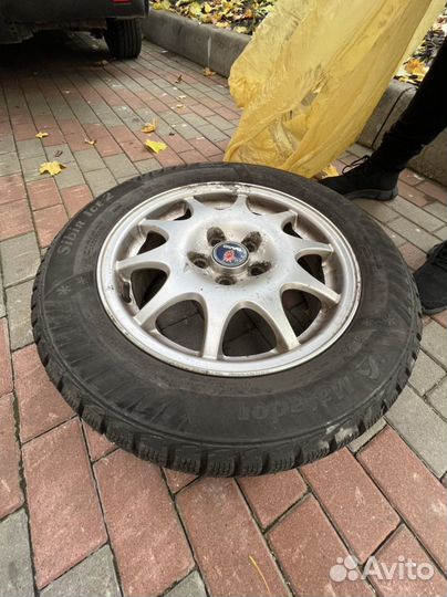 Зимняя резина на дисках Saab r16 215/55/16