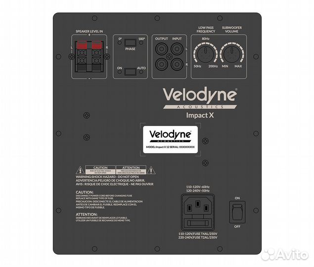 Активный сабвуфер Velodyne Impact X 10 black