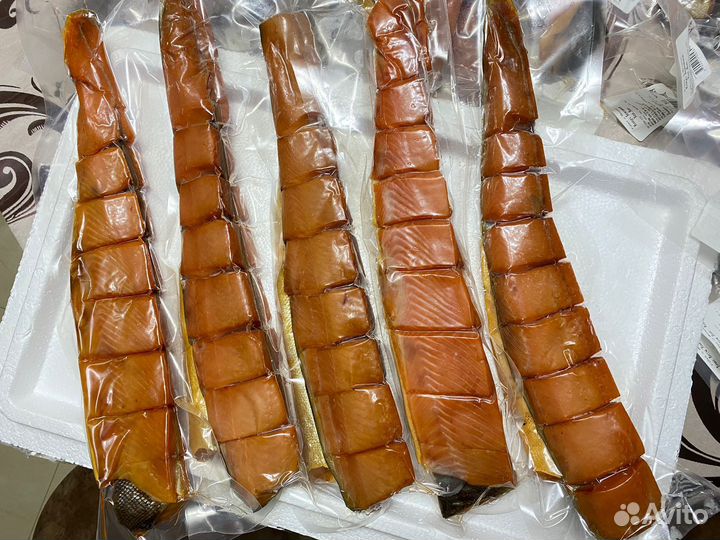 Кижуч холодного копчения