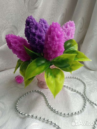 Мыло ручной работы цветы