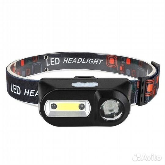 Фонарь налобный нт-822 с датчиком движения