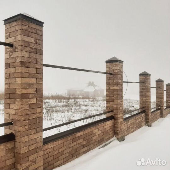 Столбы для забора лего кирпич М250