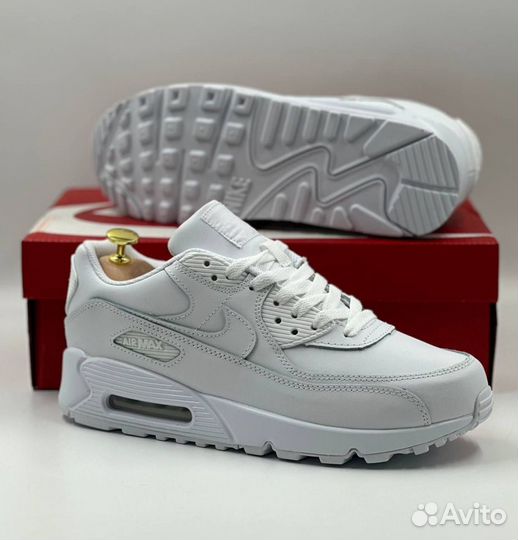 Кроссовки Nike Air Max 90 кожаные