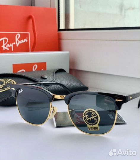 Солнцезащитные очки ray ban clubmaster