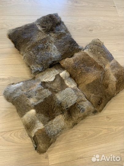 Подушки из настоящего кролика