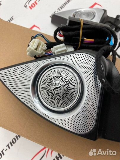 Динамики Burmester на Mercedes ML/GLE w166