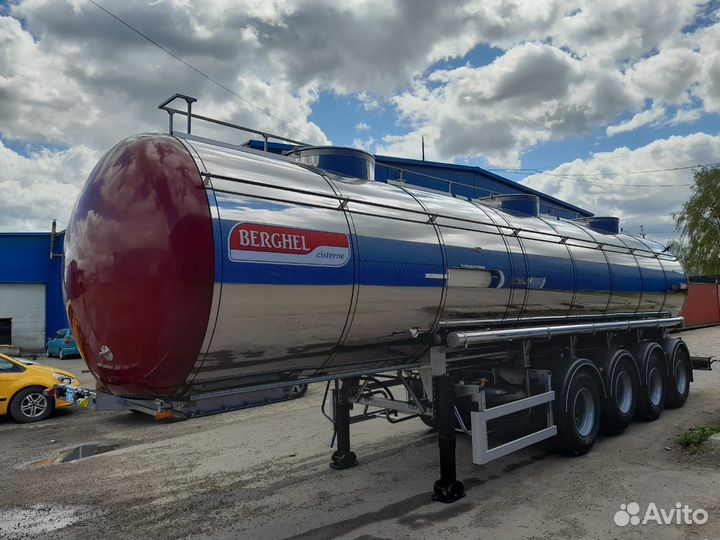 Полуприцеп пищевая цистерна BERGHEL 31000Л 4-осная, 2023