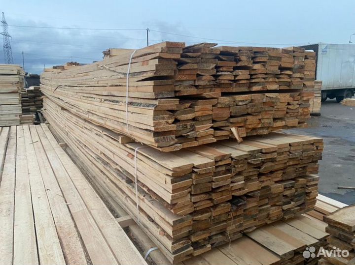 Доска обрезная 25х100х6000мм, 2 сорт