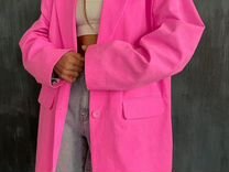 Жакет TID BIT оверсайз розовый в стиле Барбикор