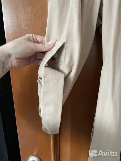 Плащ тренч hm xs oversize