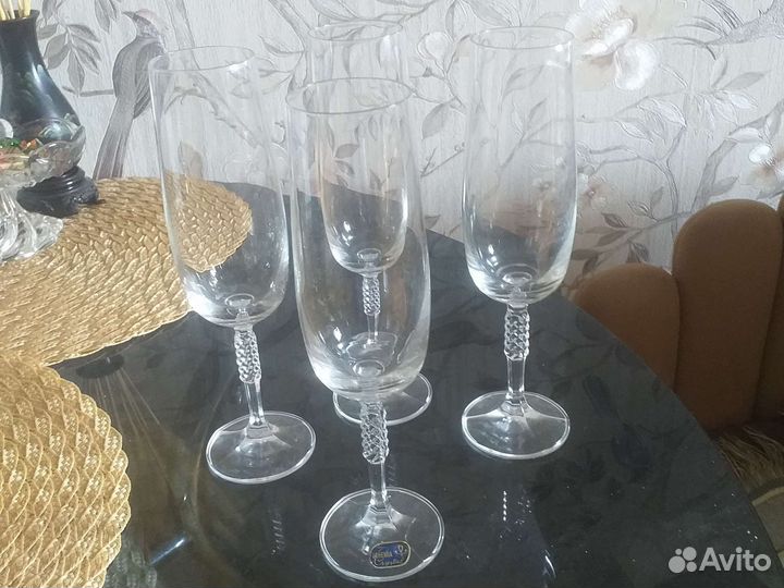 Фужеры Чехия Богемия