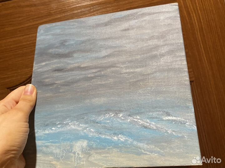 Картина маслом море