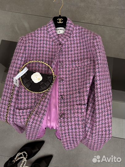 Твидовый жакет chanel