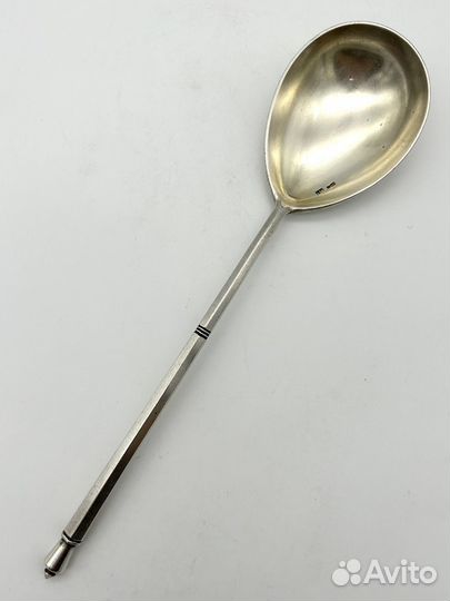 Ложка для варенья, серебро 84 проба. Вес 78,3 г