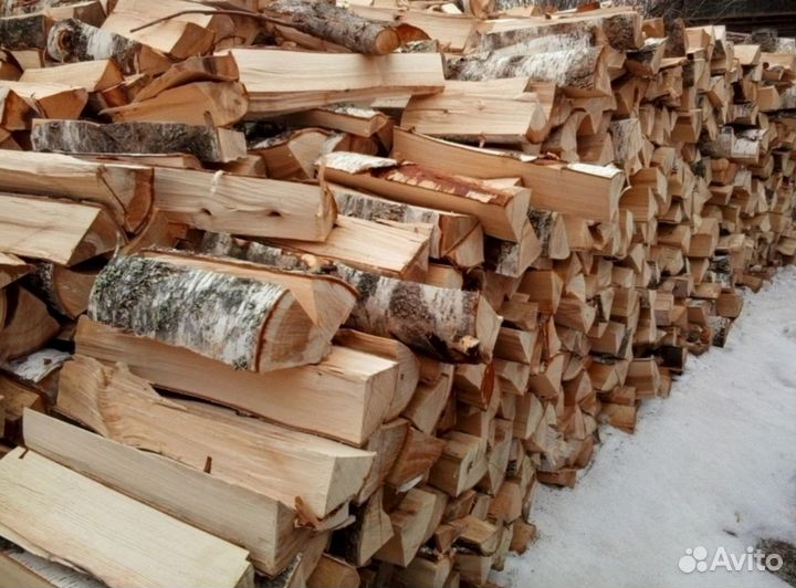 Дрова березовые колотые