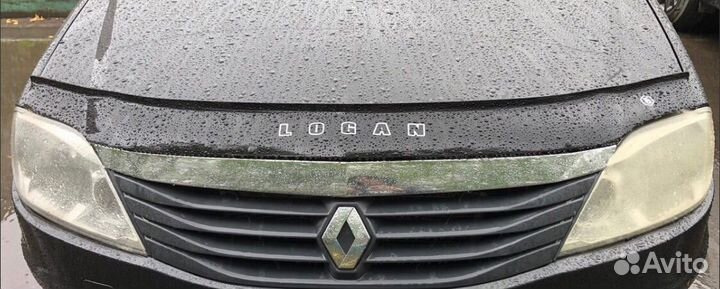 Дефлектор капота renault logan 1 рестайлинг