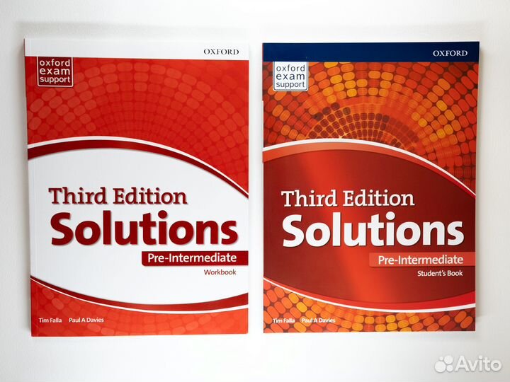 Solutions: Pre-Intermediate third edition. Новые