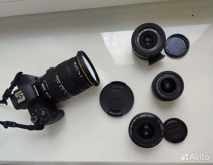 Canon EOS M50 kit + 3 объектива