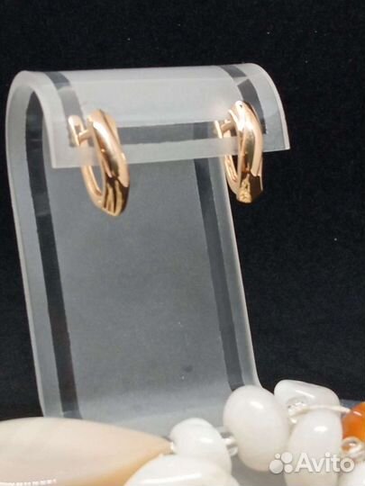 Золотые серьги