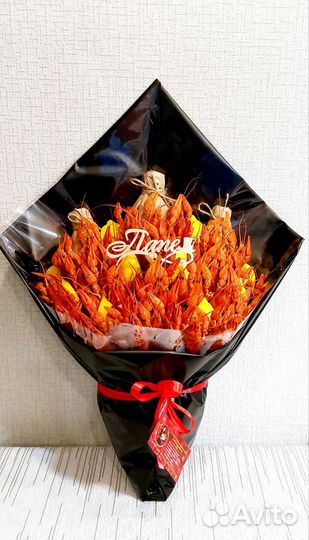 Мужской букет из раков