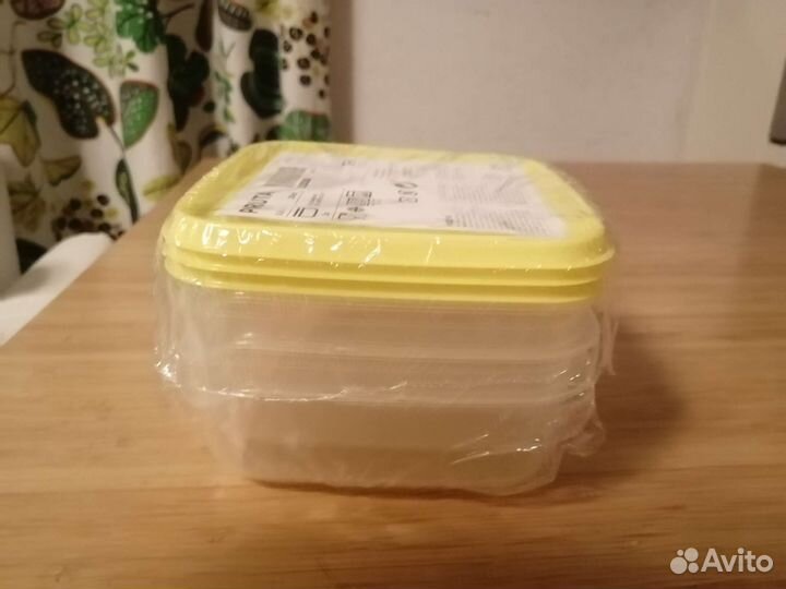 Набор контейнеров прута (икеа), новые, в упаковке